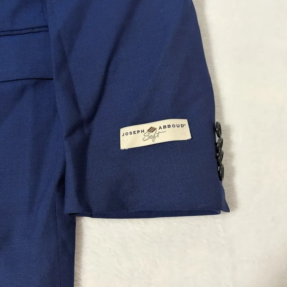 Joseph Abboud Mens Size 44 X-Long Blue Suit Coat Jacket Blazer New w Tags READ